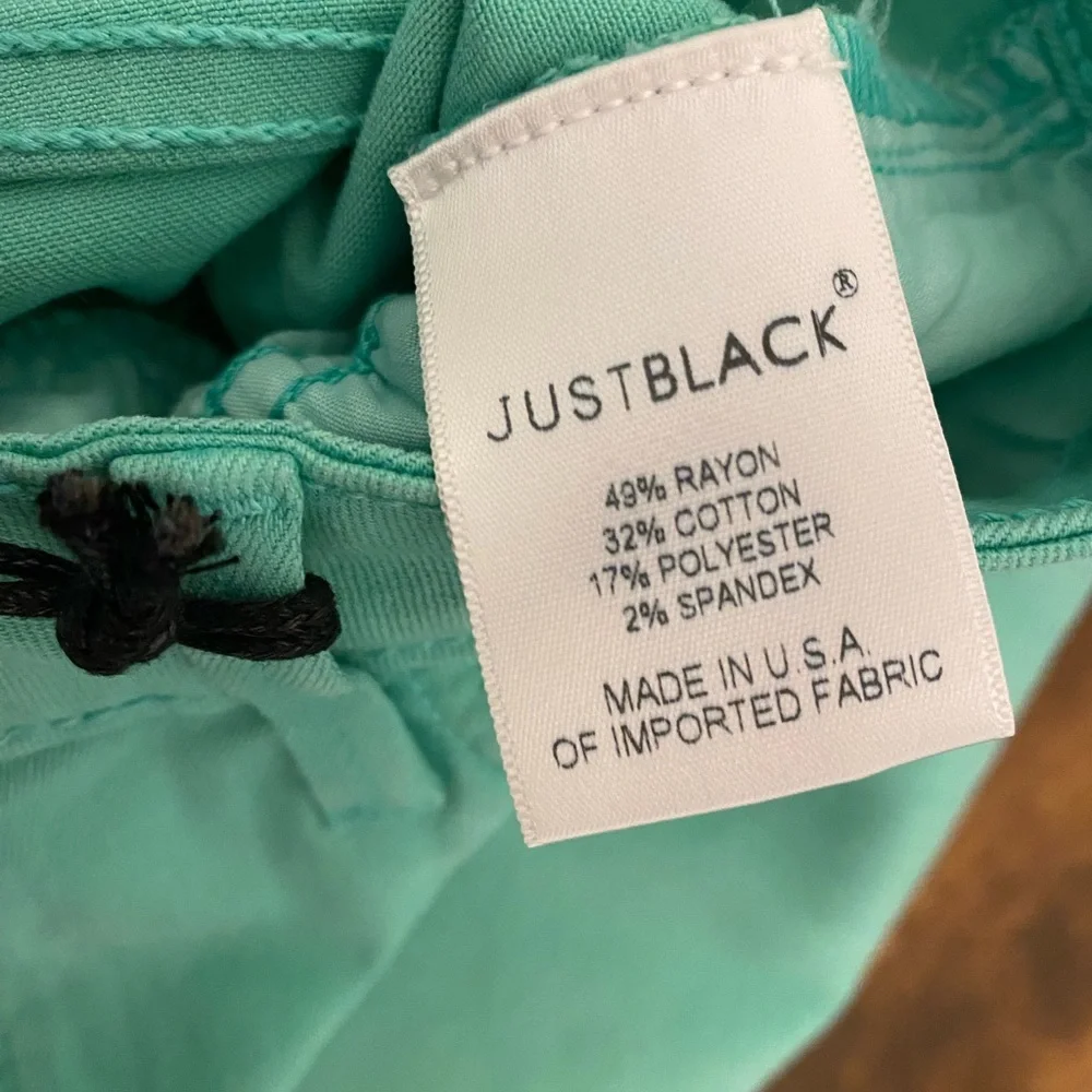 Just Black Green Skinny Jeans Modern Fit - Picture 6 of 7